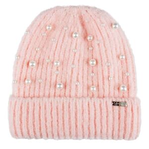 NWT Jessica Simpson Pink Pearl Embellished Beanie One Size $30MSRP